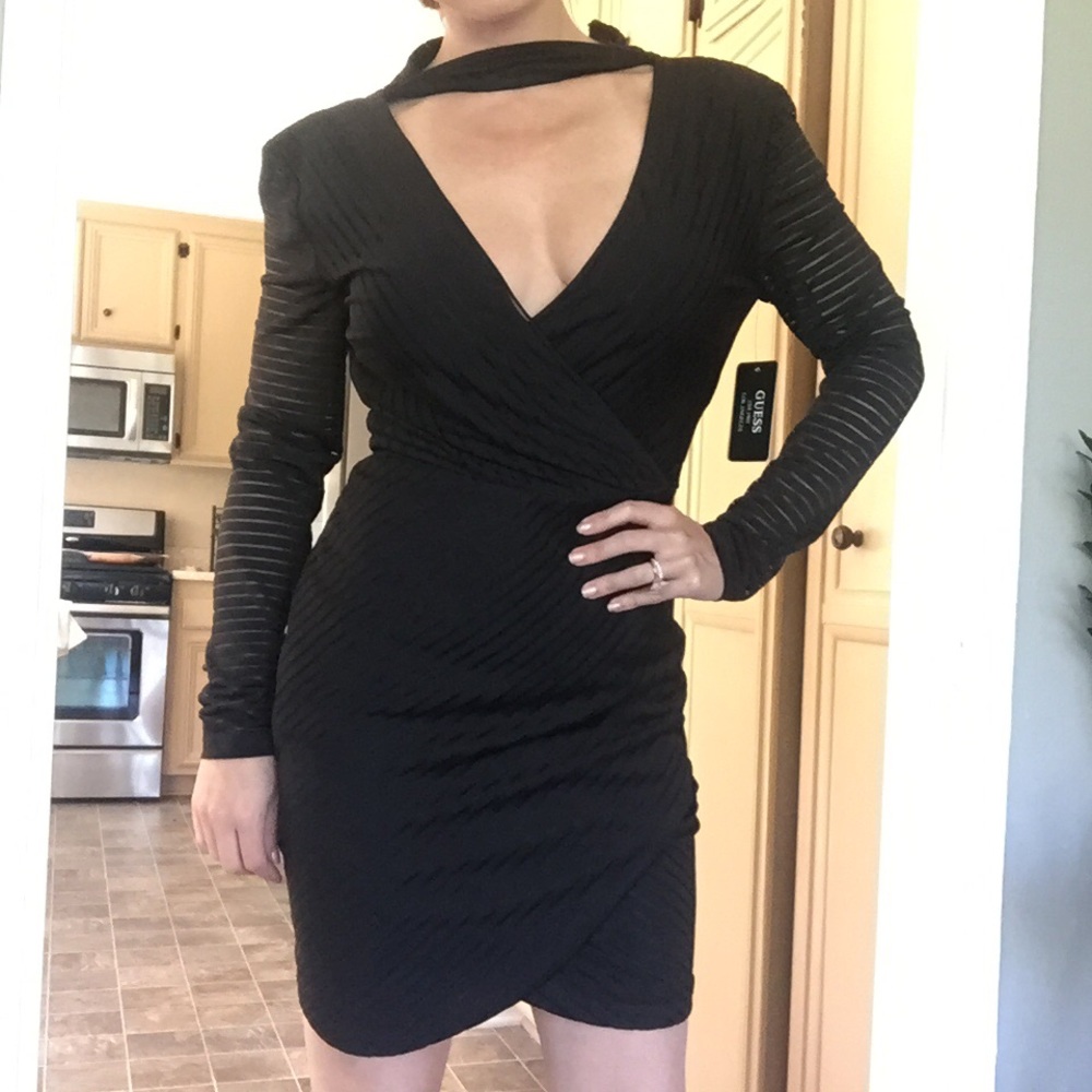 NEW WITH TAGS GUESS Black Dress